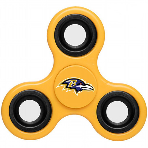 NFL Baltimore Ravens 3 Way Fidget Spinner D11